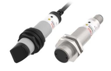 RS PRO Zylindrisch Optischer Sensor, Diffus, Bereich 400 Mm, PNP Schließer/Öffner Ausgang, Anschlusskabel