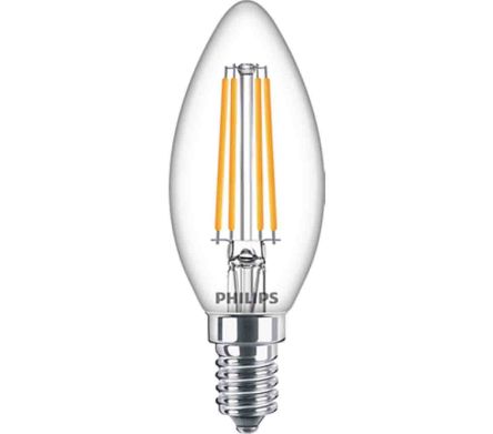 Philips Lighting Philips Classic, LED-Filament, LED-Lampe, B35, 6,5 W / 230V, E14 Sockel, 2700K Warmweiß