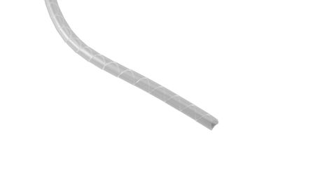 RS PRO Spiral-Kabelschutzschlauch PE Grau, Für Kabel-Ø 6mm, Länge 5m Halogenfrei