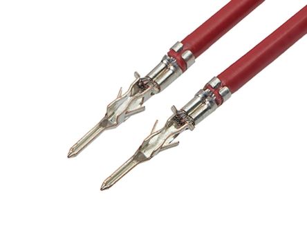 Molex Male Micro-Fit 3.0 To Male Micro-Fit 3.0 Crimped Wire, 225mm, 0.75mm², Red