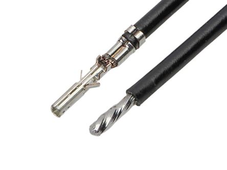 Molex Female Micro-Fit 3.0 To Unterminated Crimped Wire, 450mm, 0.75mm², Black