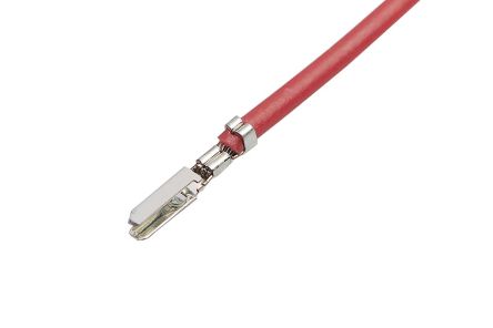 Molex Male CLIK-Mate To Male CLIK-Mate Crimped Wire, 150mm, 0.25mm², Red