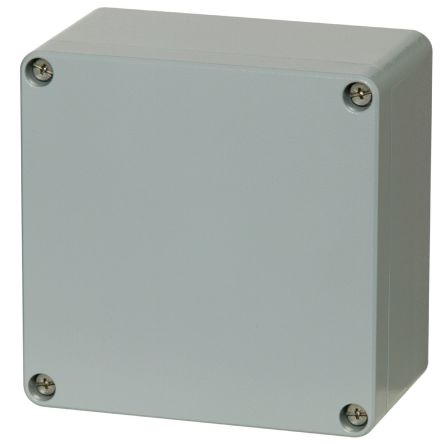 Fibox Caja De Uso General De Aluminio, 163 X 162 X 91mm, IP68