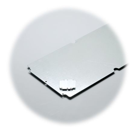 Fibox Aluminium Mounting Plate For Use With ALU, 215 X 315mm