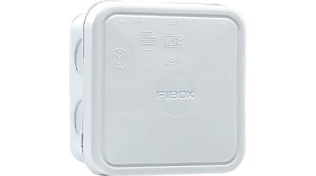 Fibox Installationsdose IP65, BxTxH 90mm X 90mm X 49mm