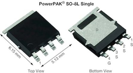 Vishay N-Channel MOSFET, 46 A, 80 V, 4-Pin PowerPAK SO-8L SQJA81EP-T1_GE3