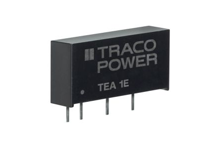 TRACOPOWER TEA 1 DC-DC Converter, 5V Dc/ 200mA Output, 4.5 → 5.5 V Dc Input, 1W, Through Hole, +85°C Max Temp