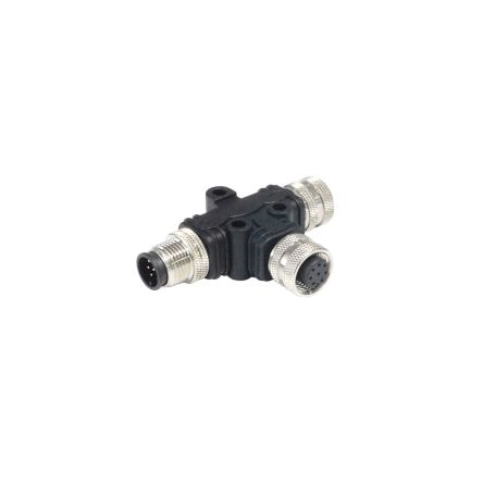 Bulgin Rundsteckverbinder Adapter, 8-polige Buchse, M12, Female-polig, Buchse, M12, 1 Ports, 8-polig / Stecker