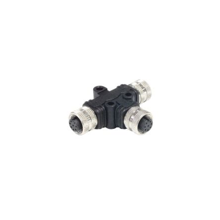 Bulgin Rundsteckverbinder Adapter, M12, Buchse, M12, 1 Ports, 4-polig / Buchse