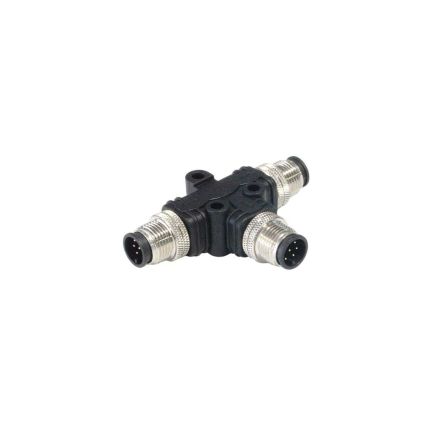 Bulgin Rundsteckverbinder Adapter, Stecker, M12, 1 Ports, 12-polig / Stecker