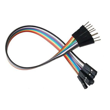 Kitronik 4128-40, 200mm Jumper Wire Breadboard Jumper Wire In Black, Blue, Brown, Green, Grey, Orange, Purple, Red, White, Yellow