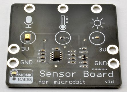 Monk Makes V1F Sensor For Micro:bit Entwicklungskit, Luftfeuchtigkeit, Temperatur Für Micro: Bit