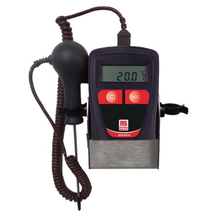 RS PRO Digital Thermometer Handheld, Handheld Bis 1372°C ±0,2 °C (±0,1 %) Max, Messelement Typ T