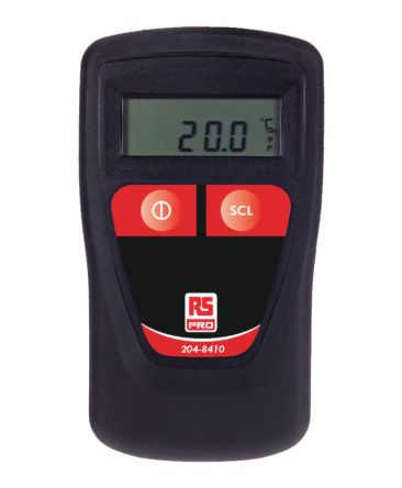 RS PRO Digital Thermometer, Thermoelement Bis 1372°C ±0,2 °C (±0,1 %) Max, Messelement Typ E, J, K, N, R, S, T