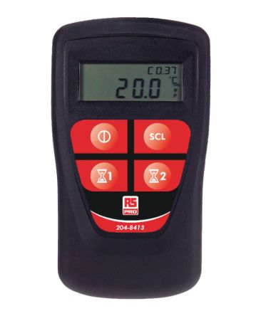 RS PRO Digital Thermometer, Legionellen Bis 1372°C ±0,2 °C (±0,1 %) Max, Messelement Typ K, T