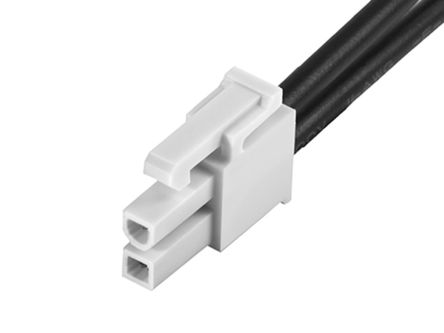 Molex Conjunto De Cables Mini-Fit Jr. 215326, Long. 300mm, Con A: Hembra, 2 Vías, Paso 4.2mm