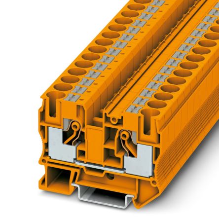 Phoenix Contact 3212124 PT 10 OG Series Orange, 16mm², Push In Termination, ATEX, IECEx