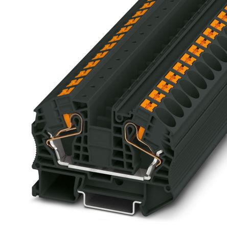 Phoenix Contact 3212145 PT 16 N BK Series Black, 25mm², Push In Termination, ATEX, IECEx