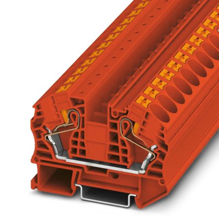 Phoenix Contact 3212146 PT 16 N RD Series Red, 25mm², Push In Termination, ATEX, IECEx