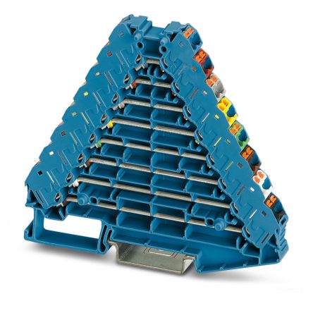 Phoenix Contact 1049773 PTRV 8 Series Blue, 0.14 → 2.5mm², Push In Termination