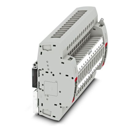 Phoenix Contact UTRE Series UTRE 6-2/B14 Terminal Strip, 28-Way, 30A, 24 → 8 AWG Wire, Screw Termination