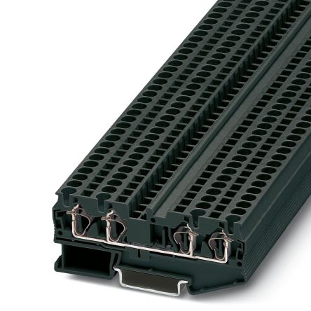 Phoenix Contact 1013467 ST 4-QUATTRO BK Series Black, 0.08 → 6mm², ATEX, IECEx