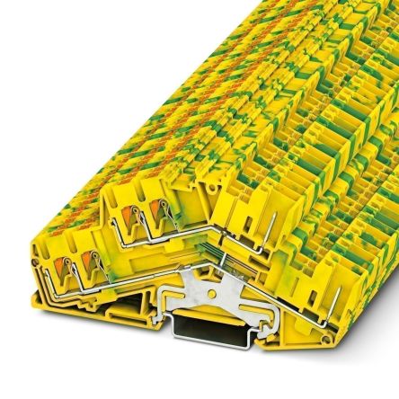 Phoenix Contact 3210606 PTTBS 2.5-TWIN/2P-PE Series, 0.14 → 4mm², Push In Termination