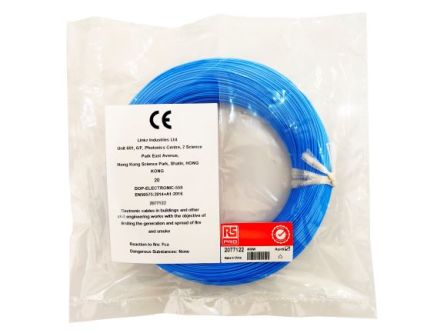 RS PRO Einzeladerleitung 0,12 Mm², 26 AWG 50m Blau ETFE Isoliert