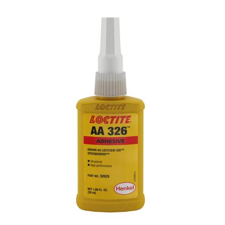 Loctite 326 Methacrylat Acrylklebstoff Flüssig Gelb, Flasche 50 Ml, Für Magnet