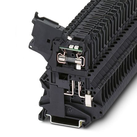 Phoenix Contact 3036826 UT 4 - HESILED Series Black, 4mm², Single-Level