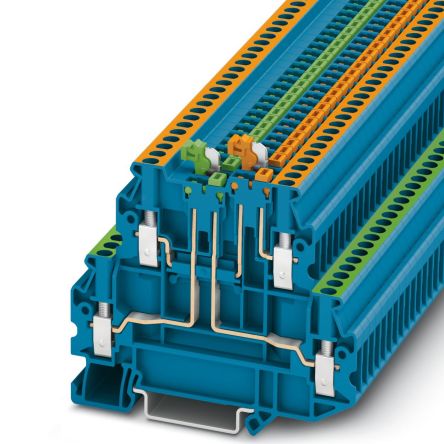 Phoenix Contact 3044680 UTT 2 Series Blue, 0.14 → 4mm²