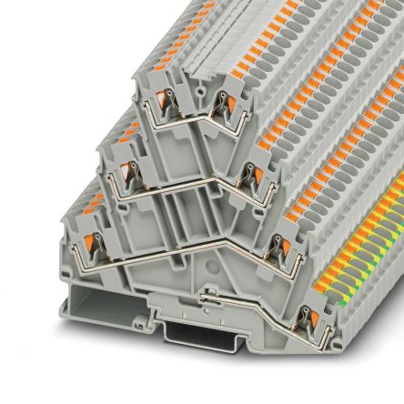 Phoenix Contact PT Series PT 4-PE/3L Terminal Block