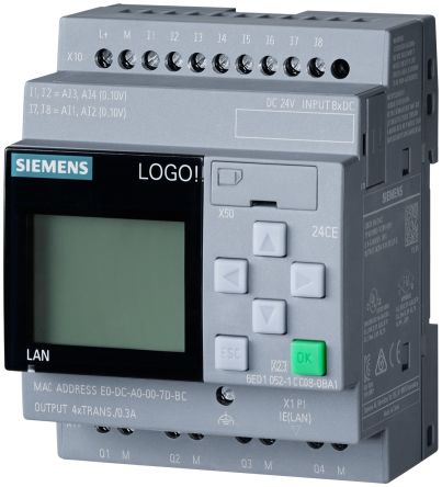 Siemens LOGO! SPS CPU, 8 Eing. / 8 Digitaleing. Transistor Ausg.Typ Analog, Digital Eing.Typ Für LOGO! 8.3 24 V Dc