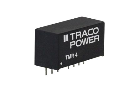 TRACOPOWER TMR DC-DC Converter, 5V Dc/ 800mA Output, 18 → 36 V Dc Input, 4W, Through Hole, +85°C Max Temp -40°C
