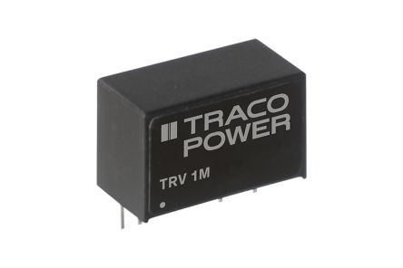TRACOPOWER TRV DC/DC-Wandler 1W 5 V Dc IN, 12V Dc OUT / 42mA 5kV Isoliert