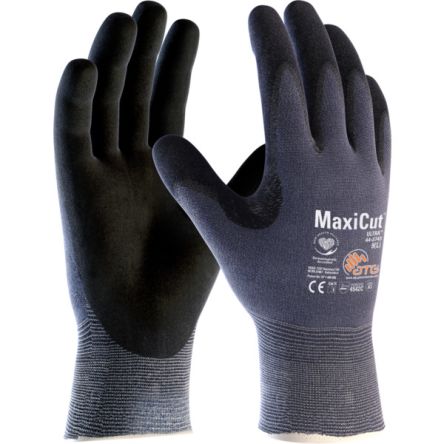 ATG Gants MaxiCut Taille 8, M, Résistant Aux Coupures, 1Paire, Bleu