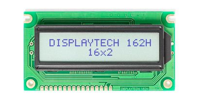 Displaytech 162H Monochrom LCD, Alphanumerisch Zweizeilig, 16 Zeichen Reflektiv