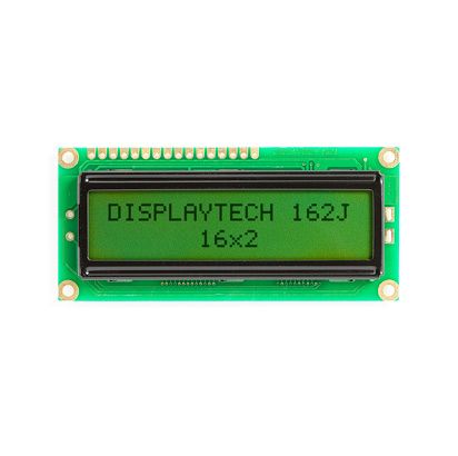 Displaytech 162J Monochrom LCD, Alphanumerisch Zweizeilig, 16 Zeichen Reflektiv