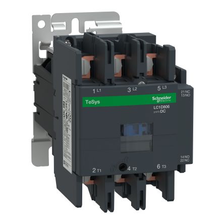 Schneider Electric TeSys D Leistungsschütz / 24 V Dc Spule, 3 -polig 1 Öffner + 1 Schließer / 80 A, Umkehrend