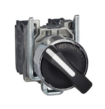 Schneider Electric Interruptor Selector 3 Posiciones Roscado, 3A, Configuración 2 NA