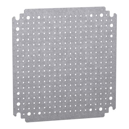 Schneider Electric PanelSeT Series Perforated Mounting Plate, 300mm H, 300mm W for Use with Enclosures