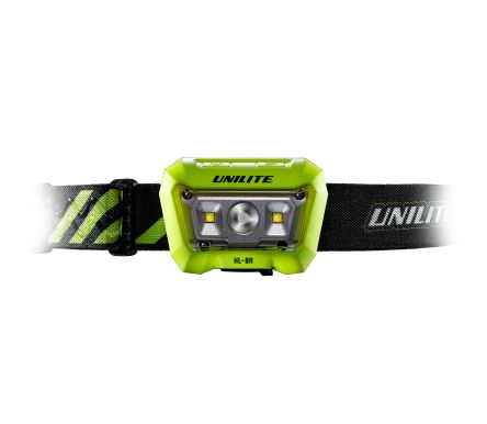 Unilite HL-8R LED Stirnlampe 475 Lm / 90 M, Li-Polymer 3,7 V 1500 MAh Akku