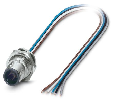 Phoenix Contact Circular Connector, 5 Contacts, Panel Mount, M12 Connector, Plug, Male, SACC Series