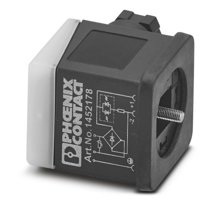 Phoenix Contact SACC 3P+E DIN 43650, Female DIN 43650 Solenoid Connector, with Indicator Light, 24 V ac Voltage