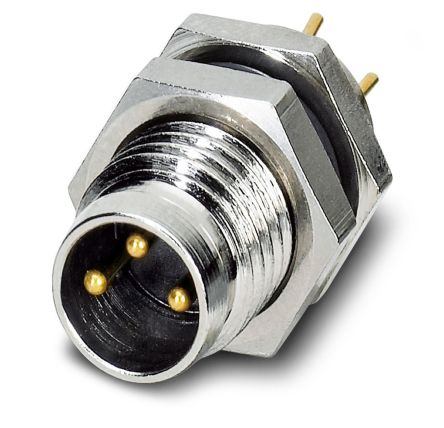 Phoenix Contact Circular Connector, 3 Contacts, Panel Mount, M8 Connector, Plug, SACC Series