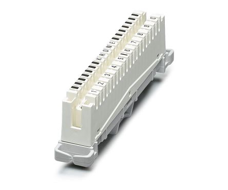 Phoenix Contact CT Series Barrier Strip, 10-Contact, Through Hole Mount