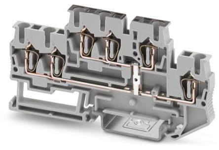 Phoenix Contact 3038545 STTB 2.5-TWIN-PV Series Grey, 0.08 → 4mm²