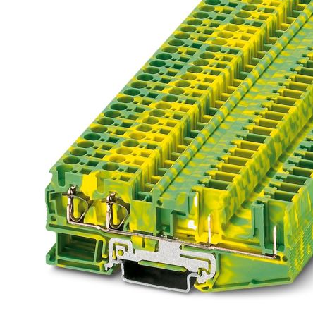 Phoenix Contact 3042858 ST 4-QUATTRO/2P-PE Series, 0.08 → 6mm², Plug In Termination