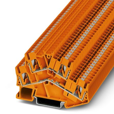 Phoenix Contact 3209605 PTTBS 2.5 OG Series Orange, 0.14 → 4mm², Push In Termination, ATEX, IECEx