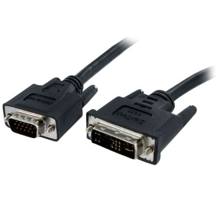 StarTech.com, Male DVI-A to Male VGA Cable, 2mBlack sheath